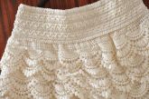 Shorts crochê