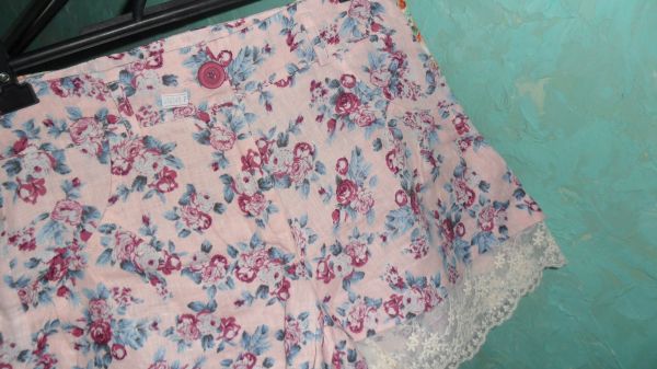 Shorts linho estampado