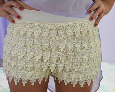 Shorts renda gripir